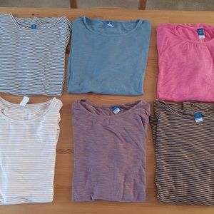 All 6 t-shirts & 2 short sleeved blouses, Size XL, for $35